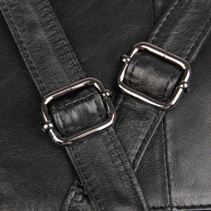 Рюкзак мужской кожаный J.M.D. 7344А черный