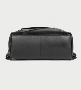 Рюкзак мужской кожаный J.M.D. G-7344А-1 черный фото дна рюкзака