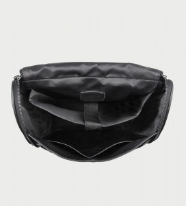 Рюкзак мужской кожаный J.M.D. G-7344А-1 черный фото основного отделения