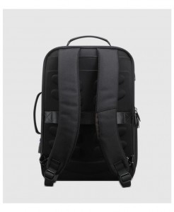 Мужской деловой рюкзак BOPAI 61-07311 черный, фото спинки рюкзака