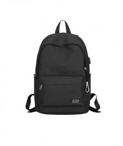 Холщовый рюкзак Muzee ME0710CD черный, фото2 вид спереди