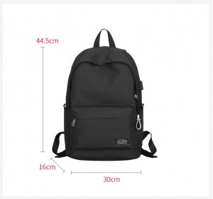 Холщовый рюкзак Muzee ME0710CD черный, размеры модели