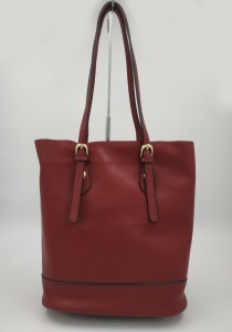 Женская сумка тоут Jindailin L6122 красная вид спереди фото 3