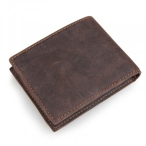 Кожаный бумажник J.M.D. 8108 коричневый фото 2