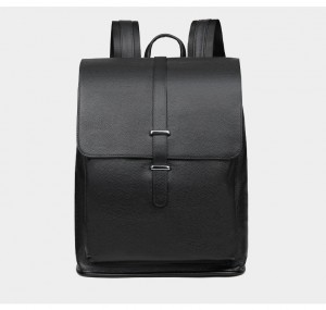 Рюкзак мужской кожаный Kangaroo Droi KS2226 черный фото спереди
