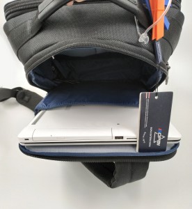 Деловой рюкзак BOPAI 61-26211 черный фото с 17 дюймовым ноутбуком