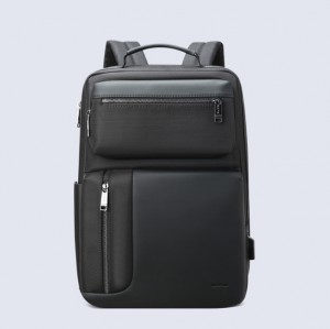 Рюкзак дорожный многофункциональный BOPAI 61-14311 черный вид спереди