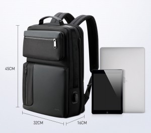 Рюкзак дорожный многофункциональный BOPAI 61-14311 черный фото с размерами