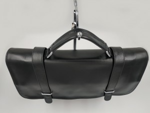 Кожаный портфель J.M.D. черный 7100С фото сверху
