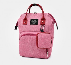 Рюкзак для мам LIVING TRAVELING SHARE CX9394 розовый фото вполоборота
