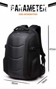 размеры рюкзака ozuko 8980