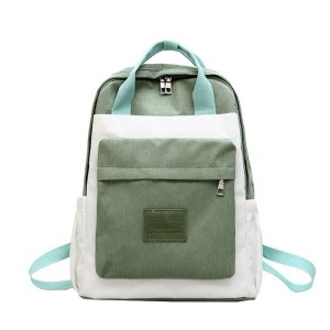 Рюкзак школьный Guliniao 163 зеленый с белым