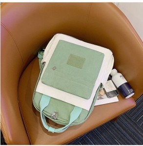 Рюкзак школьный Guliniao 163 зеленый с белым на кресле