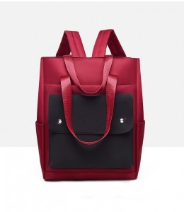Сумка-рюкзак школьная Fashion 1190 красно-черная