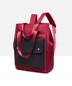 Сумка-рюкзак школьная Fashion 1190 красно-черная