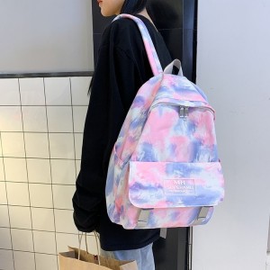 Рюкзак школьный Ming Hao MH696 Градиент 1 на плече девушки