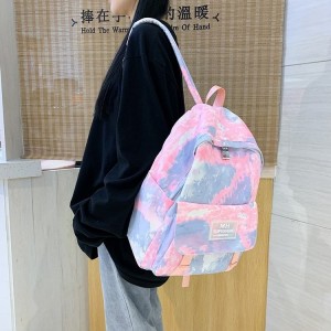 Рюкзак школьный Ming Hao MH696 Градиент 4 фото на девушке