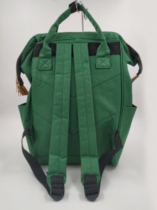 Рюкзак LIVING TRAVELING SHARE 008 зеленый фото спинки рюкзака