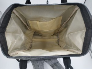 Школьный рюкзак для девочки Anello 008 серый фото основного отделения