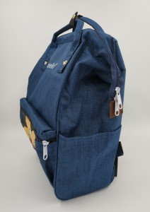 Школьный рюкзак для девочки Anello 004 синий фото сбоку