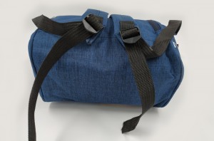 Рюкзак Anello с принтом 008 серо-сине-голубой дно рюкзака