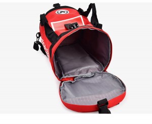 Спортивная мужская сумка-рюкзак The North Pole 618 красная фото основвного отделения внутри