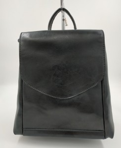 Рюкзак женский кожаный J.M.D. 10719 черный фото пустого рюкзака