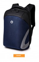 Рюкзак USB кодовый замок-антивор OZUKO 16" USB  синий (8999)