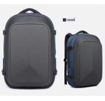 Рюкзак для ноутбука 17" с USB OZUKO темно-синий (BL9082)