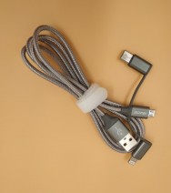 Кабель для телефона Micro USB-Type-C-Lightning BOPAI 1м