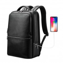 Кожаный рюкзак для ноутбука 15,6 Bopai 61-69711