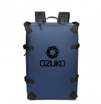 Молодежный рюкзак OZUKO 9235-1 синий фото спереди