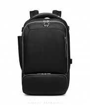 Рюкзак городской USB для ноутбука 17,3" OZUKO черный (9086)
