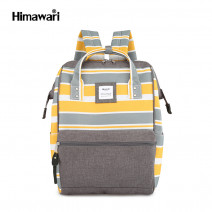 Рюкзак Himawari ABCD-A микс желто-серый с белым фото спереди