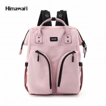 Рюкзак для мамы Himawari 1208-10 розовый фото спереди