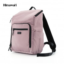 Рюкзак для мам Himawari 1223 сиренево-розовый фото вполоборота