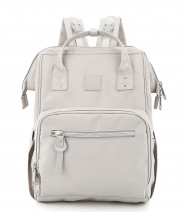 Рюкзак для мам Himawari 1213-09 светло-серый фото спереди