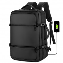 Рюкзак TUGUAN 2026 под ноутбук 15,6 черный с USB разъемом
