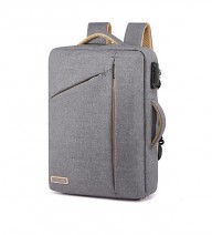 Рюкзак антивор с кодовым замком для ноутбука 15,6 TUGUAN CF1769  серый главное фото