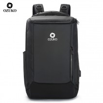 рюкзак Ozuko 9060L черный вид спереди