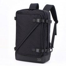 Рюкзак для ноутбука 17" USB TUGUAN CF1808 черный вид спереди
