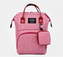 Рюкзак для мам LIVING TRAVELING SHARE CX9394 розовый фото сбоку