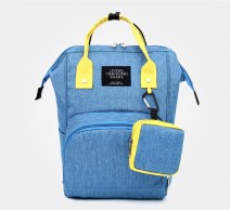 Рюкзак для мам LIVING TRAVELING SHARE CX9394 голубой фото спереди