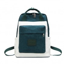 Рюкзак школьный Guliniao 163 темно-зеленый с белым