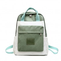 Рюкзак школьный Guliniao 163 зеленый с белым